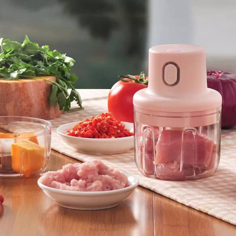 Electric Food Chopper | Mini Vegetable, Garlic & Meat Chopper