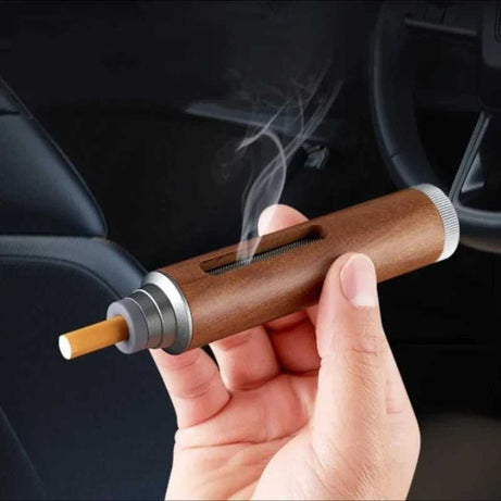 Portable Mini Cigarette Ashtray | Handheld Pocket Ashtray with Lid | Compact Travel Ash Holder