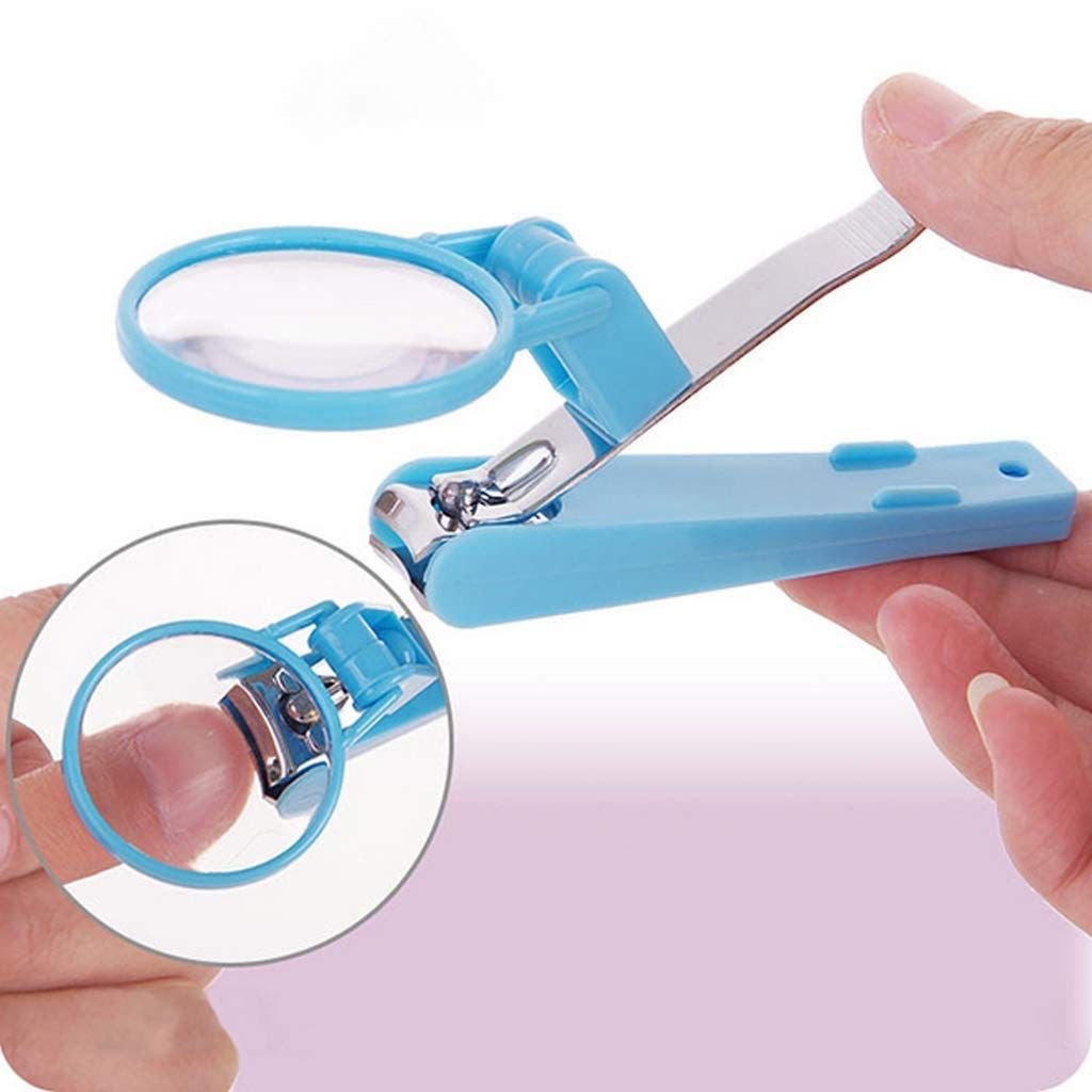 LED Magnifying Nail Clipper | Nail Cutter with Built-in Magnifier & Light for Easy Precision Grooming