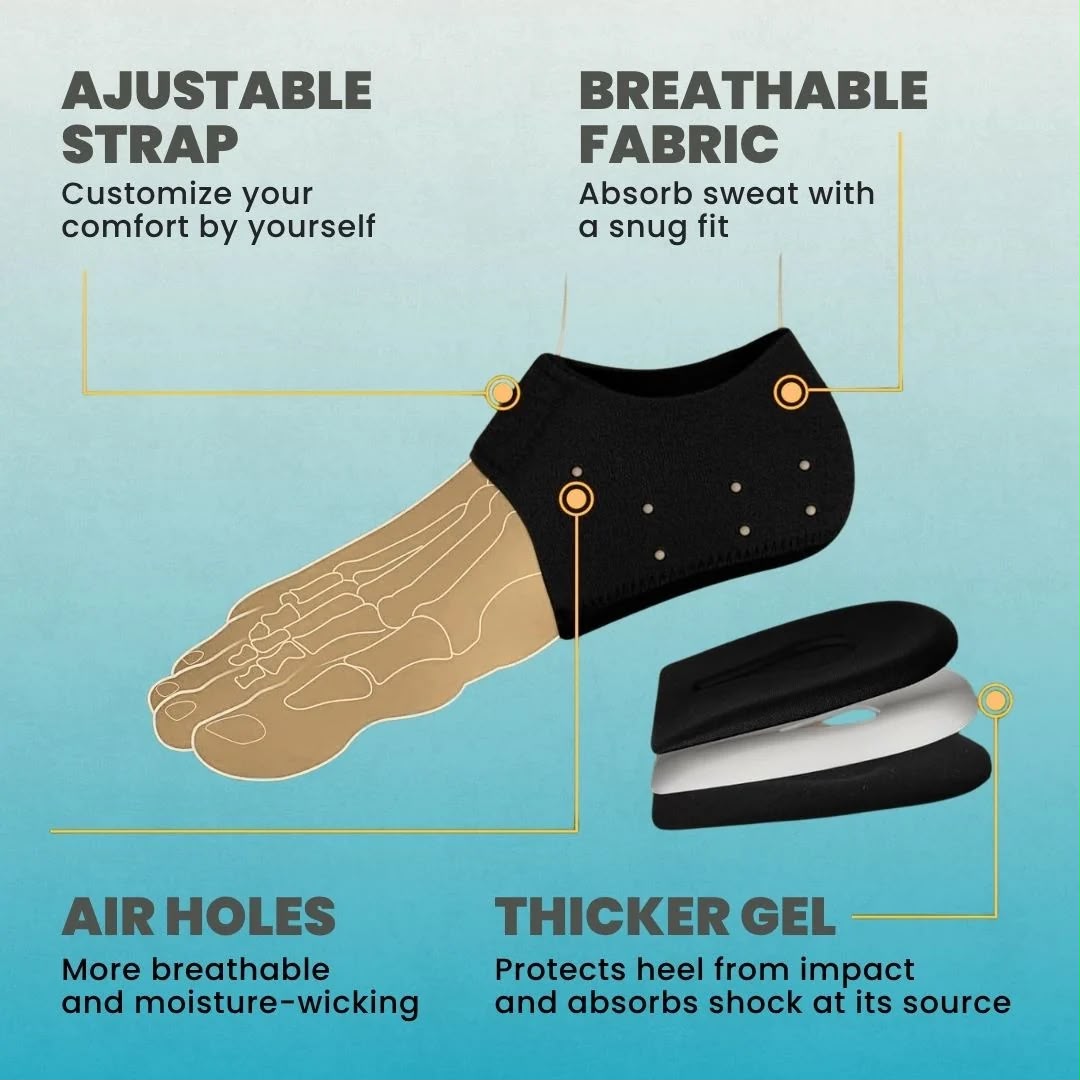 Herbal Comfort Heel Protectors – Universal Size | Soft Heel Support & Protection