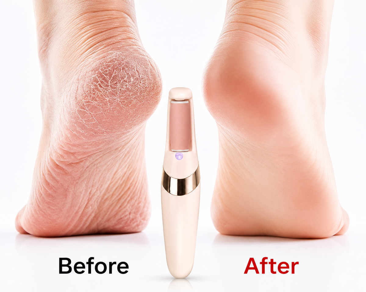 Flawless Pedi Electronic Pedicure Tool | Electric Foot Callus Remover for Smooth & Soft Feet