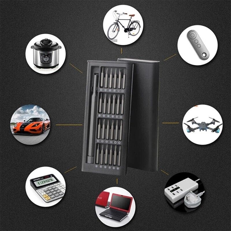24-in-1 Precision Screwdriver Set | Portable Mini Repair Tool Kit with Storage Box